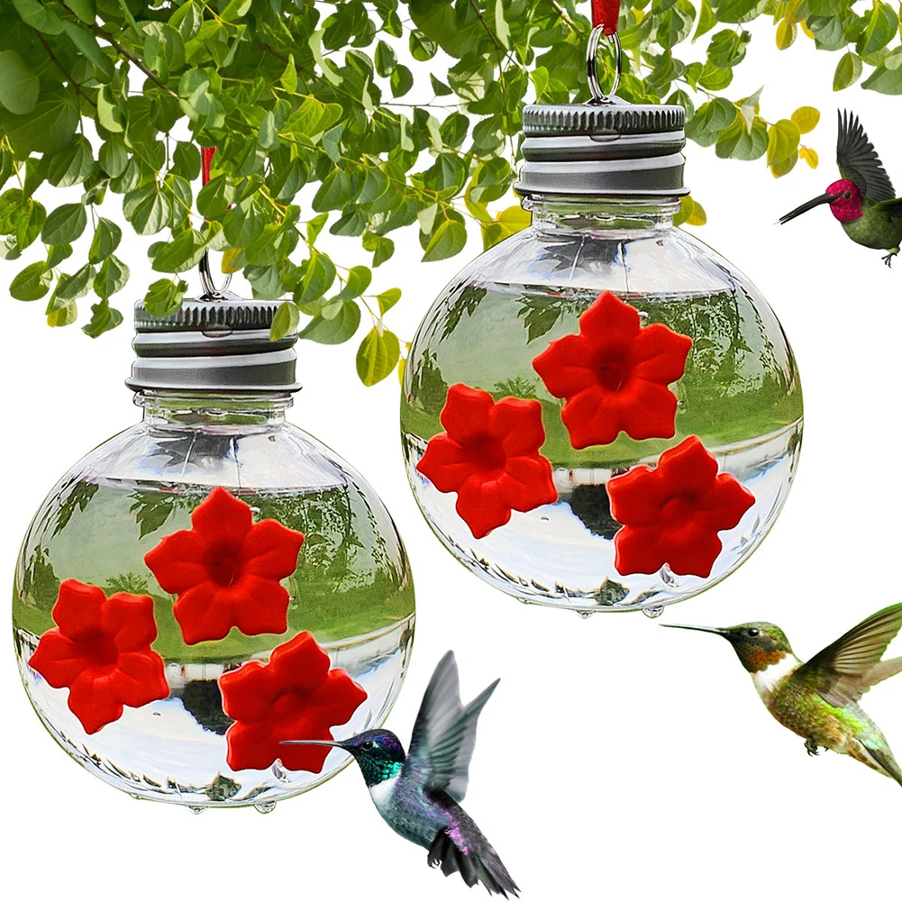 Easy Clean Hummingbird Feeder Gardening Outdoor Garden Feeder Vintage Hummingbird Feeder Long Lasting Durability