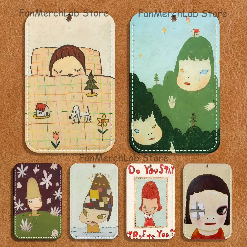 

Y-Yoshitomo Creative N-Nara Holder Keychain For Bank Business Work Card Holder Student Card Protective Case Bus Card