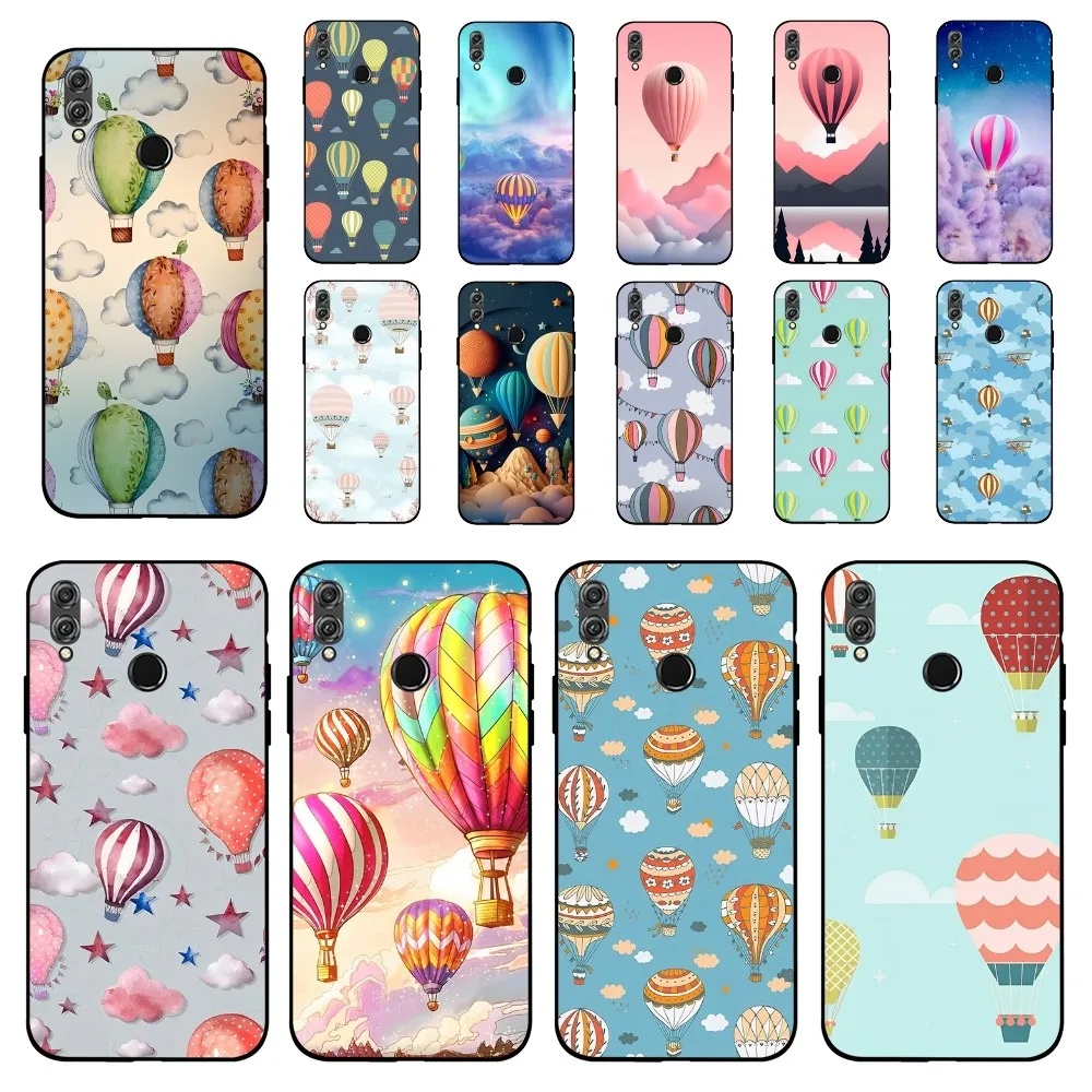 Hot Air Balloon print Phone Case For Huawei Honor 10 lite 9 20 7A pro 9X pro 30 pro 50 pro 60 pro 70 pro plus