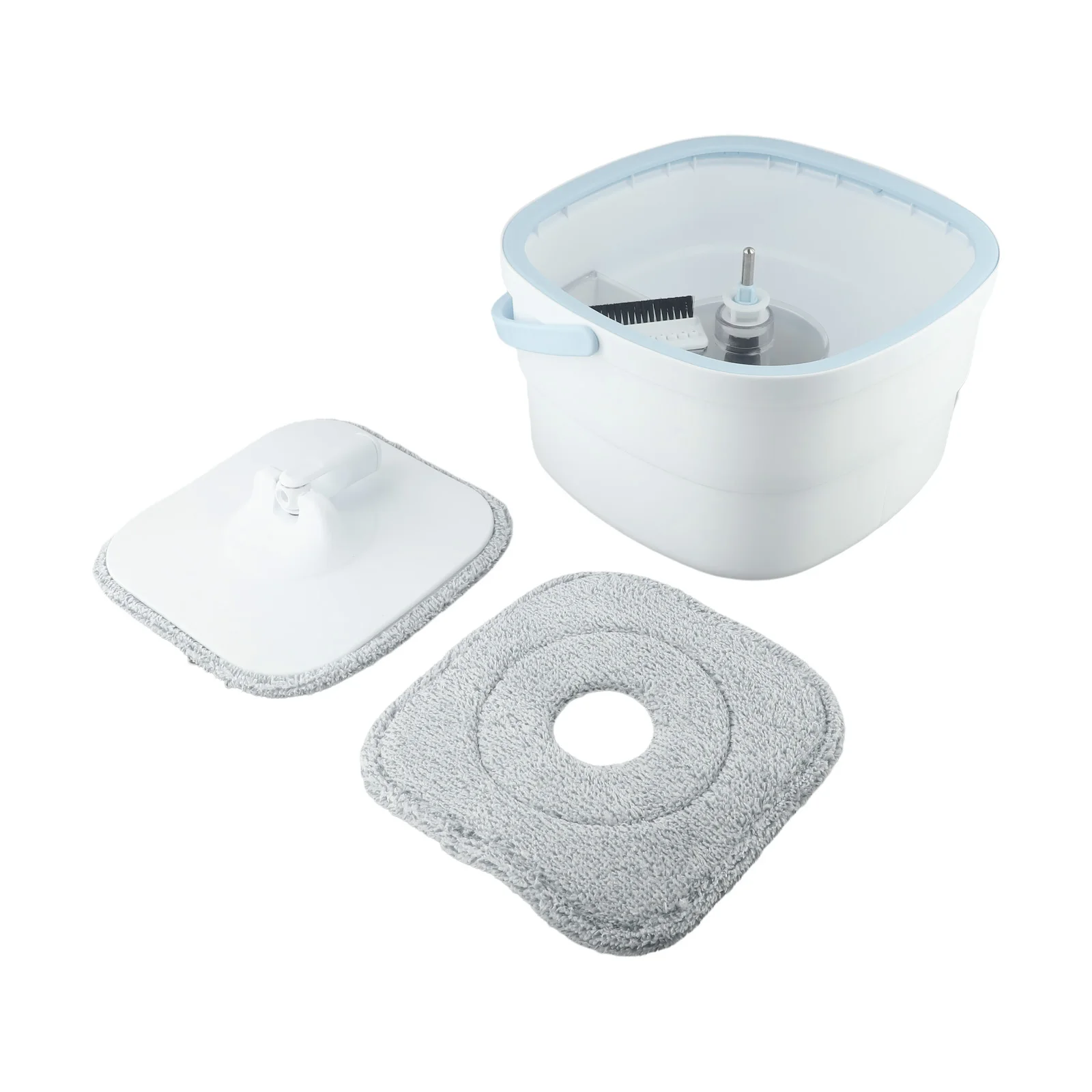 Effective Cleaning Flat Mop Bucket Daily Floor Cleaning Clean Water Separation Convenient Handle Detachable Mop Head