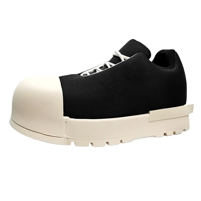 New Arrival Stylish Big Head Shoes Black Warrior Ugly Cute Bread Shell Couple Thick Platform Sneakers