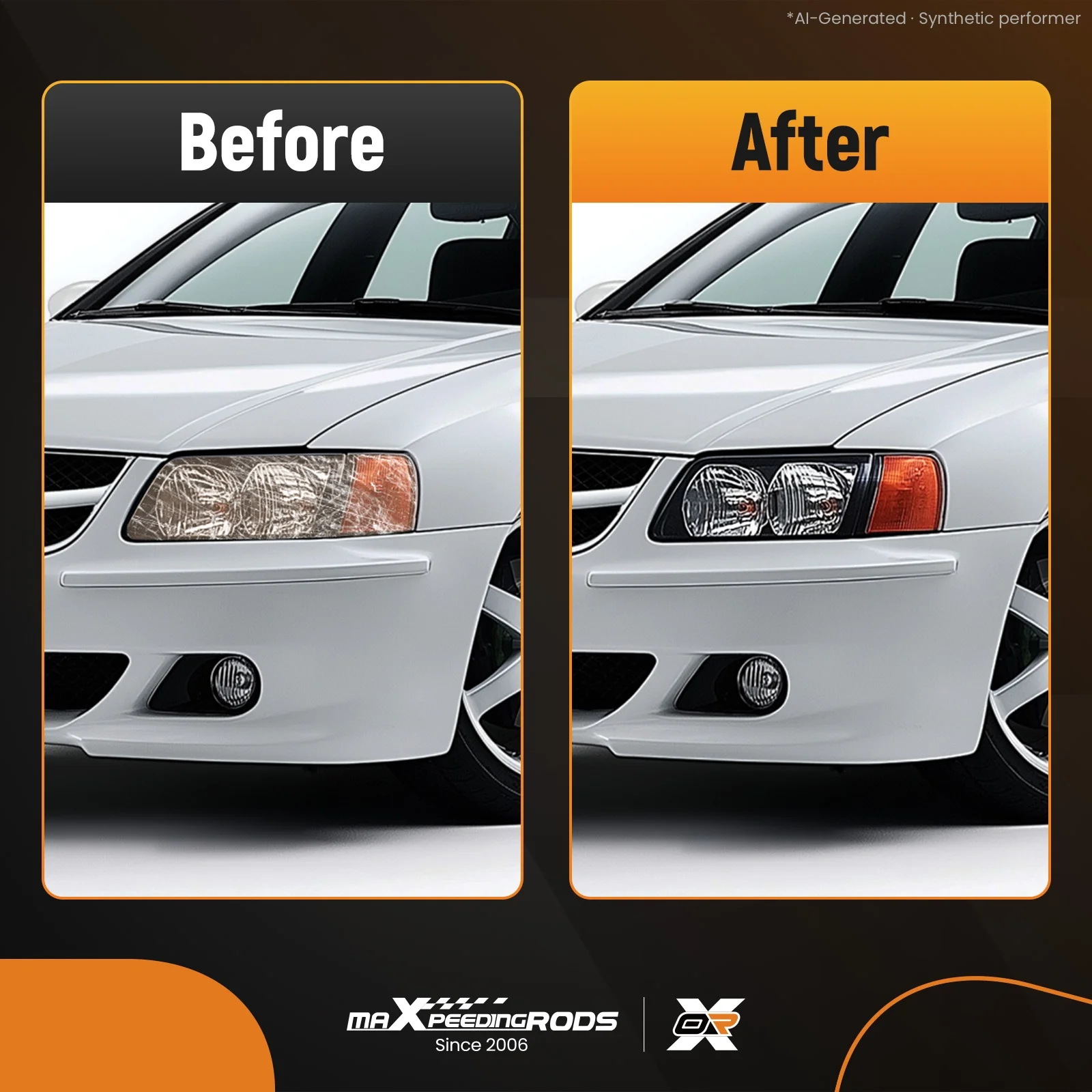 Transparent Headlamp Headligt Lens Cover  For Mercedes Benz W204 C Class 2011-13