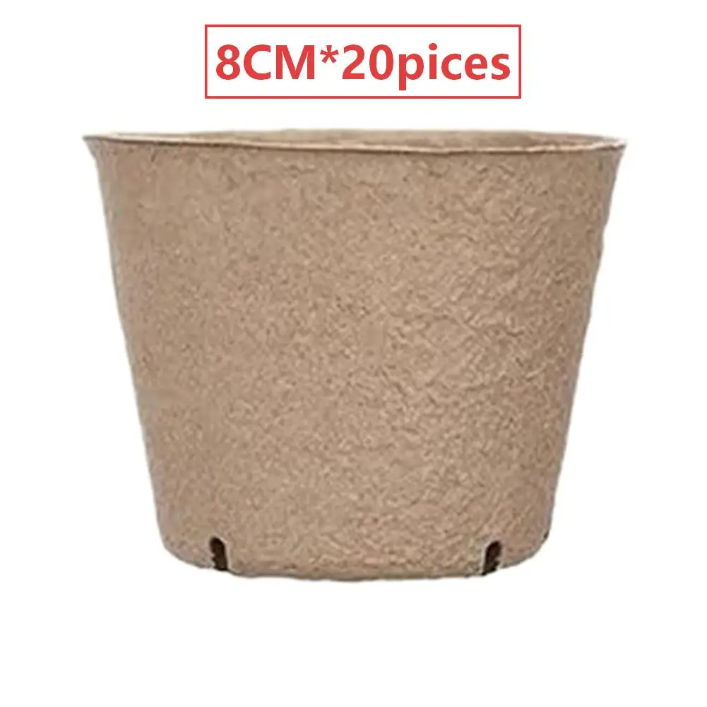 Biodegradable Pots Made of Organic Pulp with Drainage Holes for Supporting Natural Root Growth and Decomposition