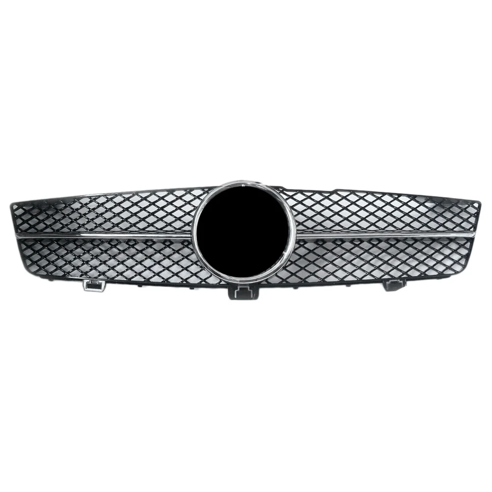 Car Front Bumper Grille Mesh ABS Exterior Moulding Honeycomb Grill For Mercedes Benz CLS-Class W219 CLS350 CLS500 2008-2011