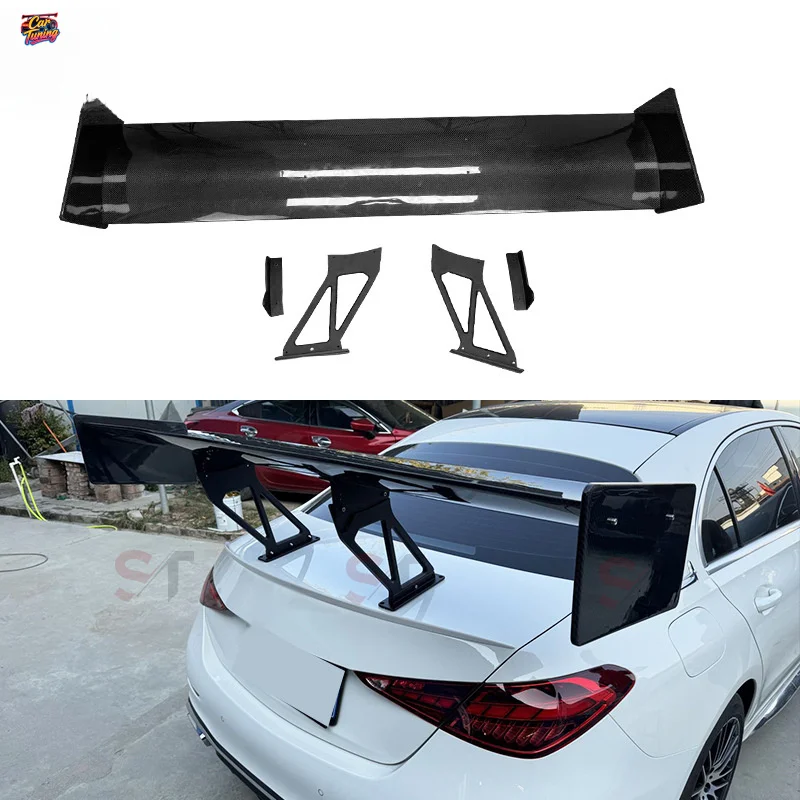 

Suitable Mercedes-Benz W205 carbon fiber rear , BMW M2 M3 M4 spoiler, universal fixed wing for sedans