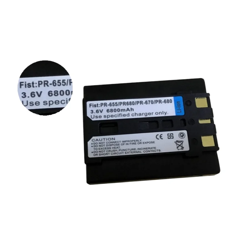 High Quality LHJBT-L11 3.6V 6600mAh Battery for Photo Research PR-680 PR-655 PR-680L PR-670 Replacement Battery