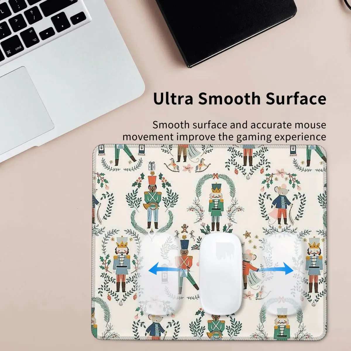Merry Christmas & Happy Holidays! Mouse Pad Computer Keyboard Mouse Mat Gamer Laptop Desk Mat Office Accessories Table Mats