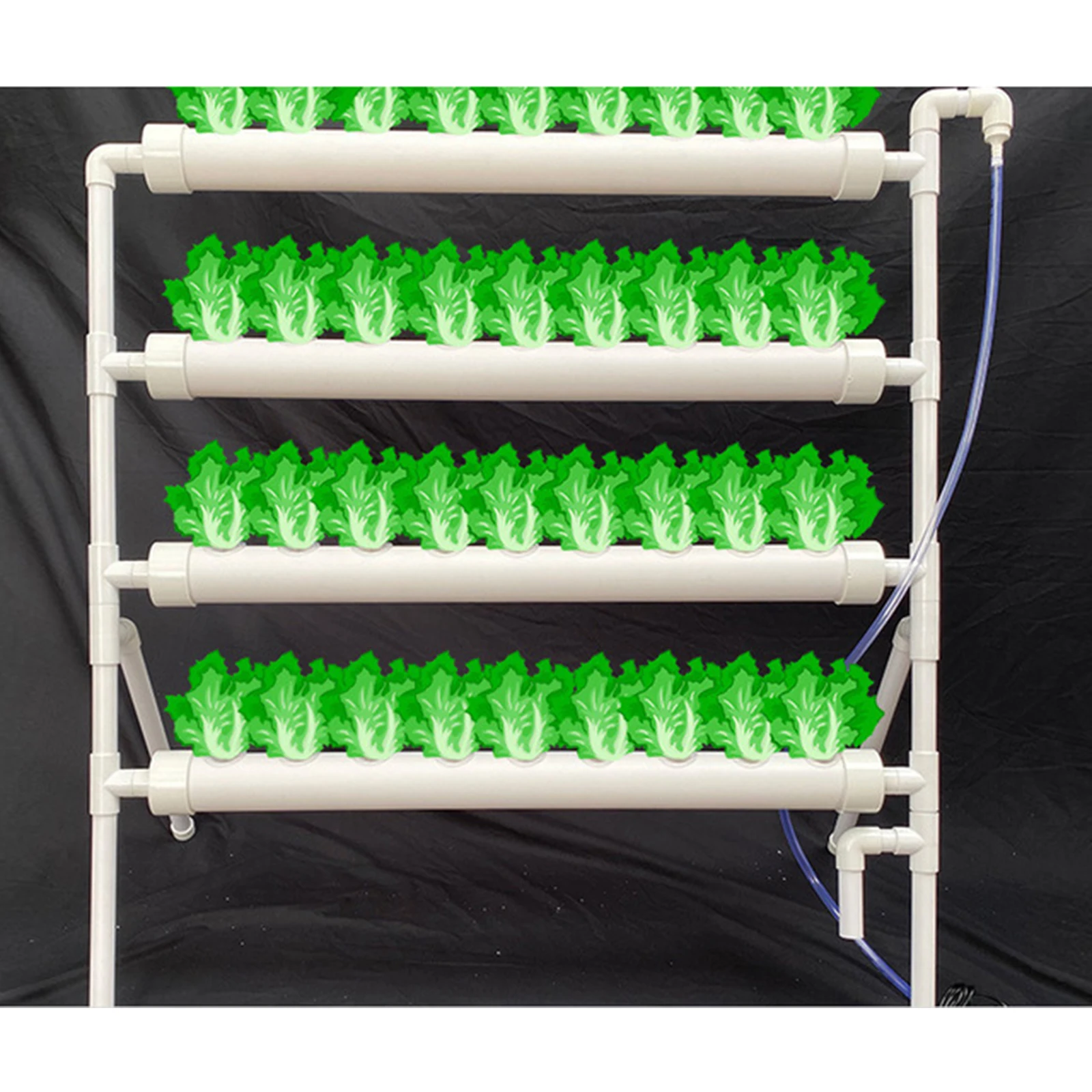 Hydro ponic Grow Kit Hydro ponic System 36 Löcher Obst PVC-Rohr nach Hause für Hydrokultur erd lose Pflanzen anbaus ysteme