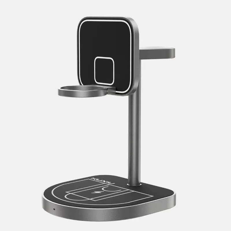 

basketball 3-in-1 magnetic wireless charger is suitable for gifts and boyfriend sports style