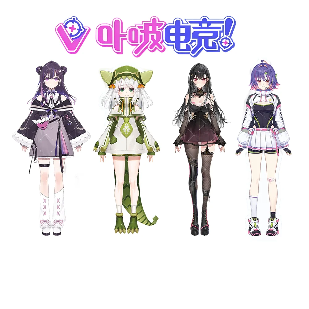 VSPO! EN Arya Kuroha 15cm Acrylic Stand keychain Virtual YouTuber Figure Desk Decor Collectible Fans Gift