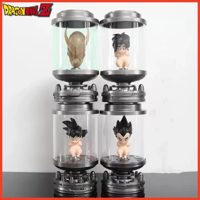 

В наличии Dragon Ball Resin Gk Baby Wukong, продукция для склада, чашка Петри, светящаяся настольная декорация, модель из ПВХ, подарок