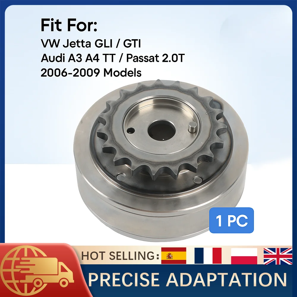 

Camshaft Adjuster For VW Jetta GLI GTI Passat Audi A3 A4 TT 2.0T 2.0L AXX BWA BPY BWE BWT 06F109088J 06F109088C 06F109088G