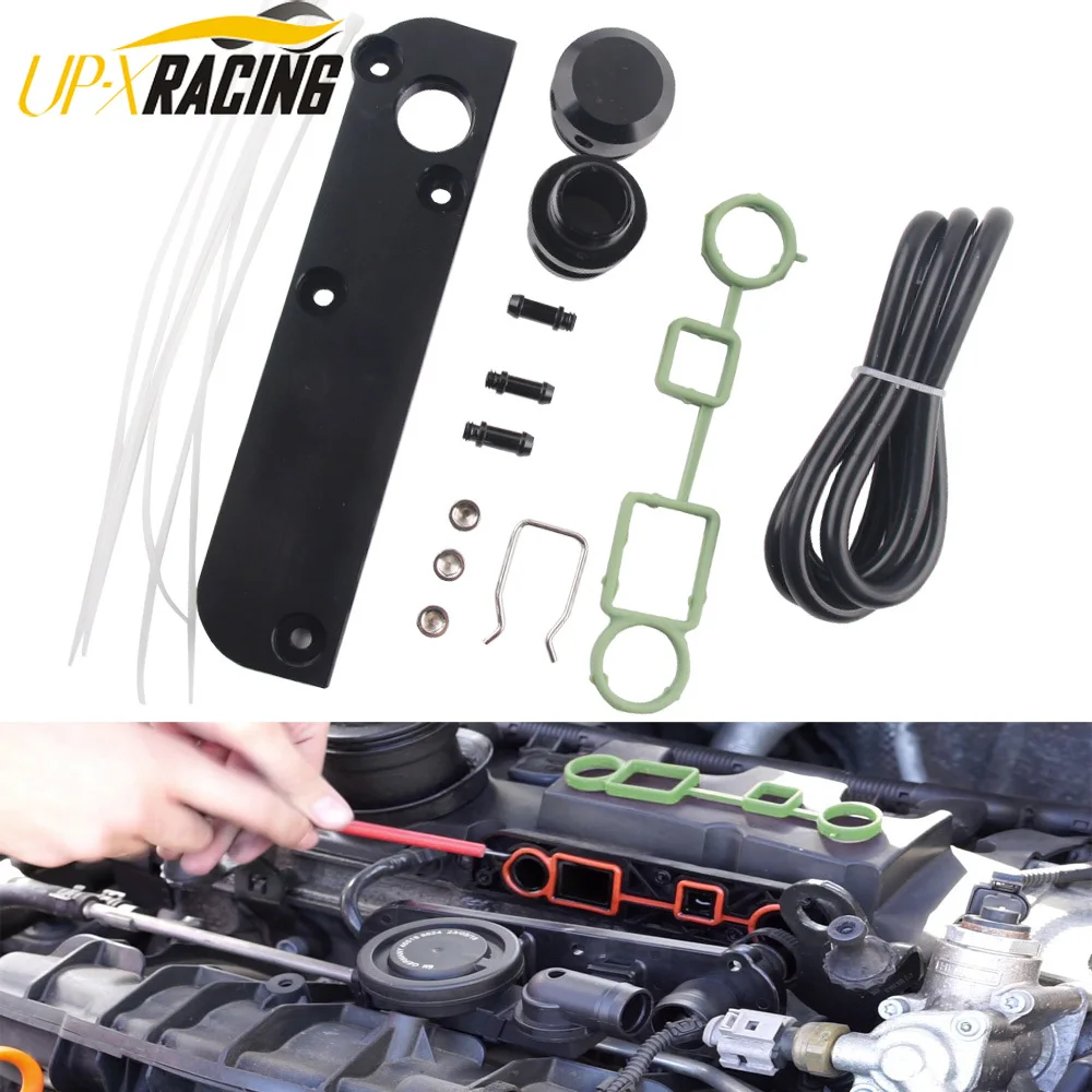 Audi VW 2.0 TFSI EA113 엔진 토크 솔루션 빌렛 PCV 어댑터(부스트 키트 커버 포함)용 저렴한 배송 PCV 어댑터 세트