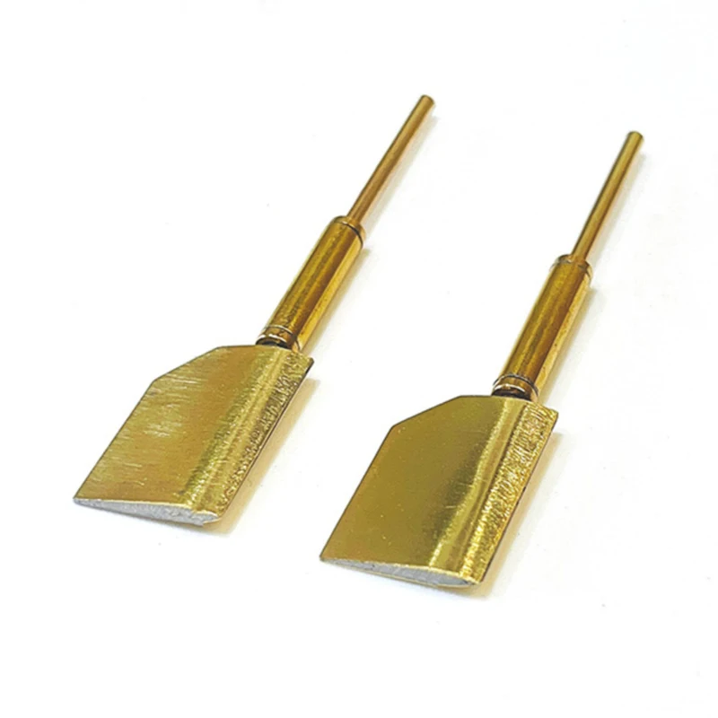 1Pair 135 Su 1204M Patrol Boat 6294 RC Ship Modified Assembly Rudder Brass Steering Rudders Rod Dia 2mm Sleeve 2x4mm