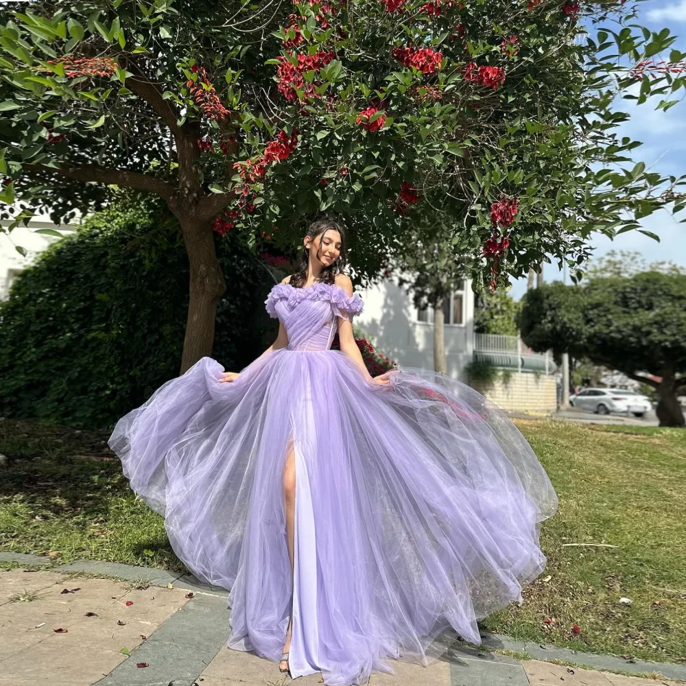 LRosella-vestido de novia plisado hasta el suelo para mujer, traje elegante con flores, sin tirantes, exquisito y elegante de lujo, 2024