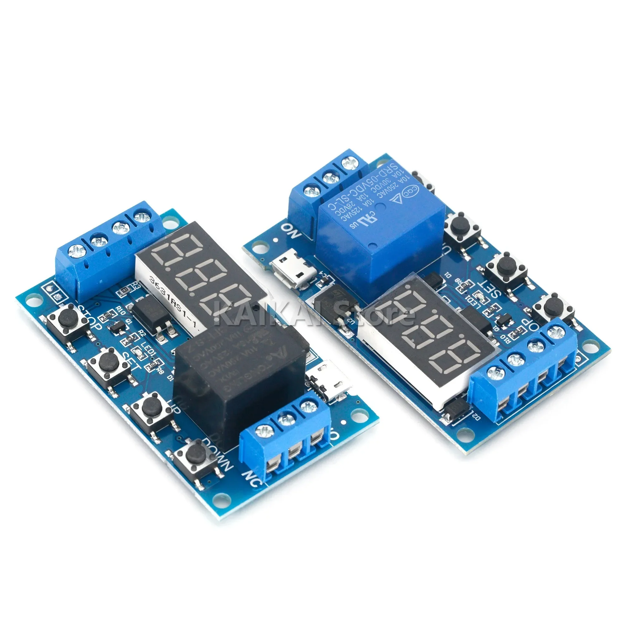 6-30V Modulo Relè Interruttore Trigger Ritardo Circuito Temporizzatore Ciclo Regolabile 828 Promozione