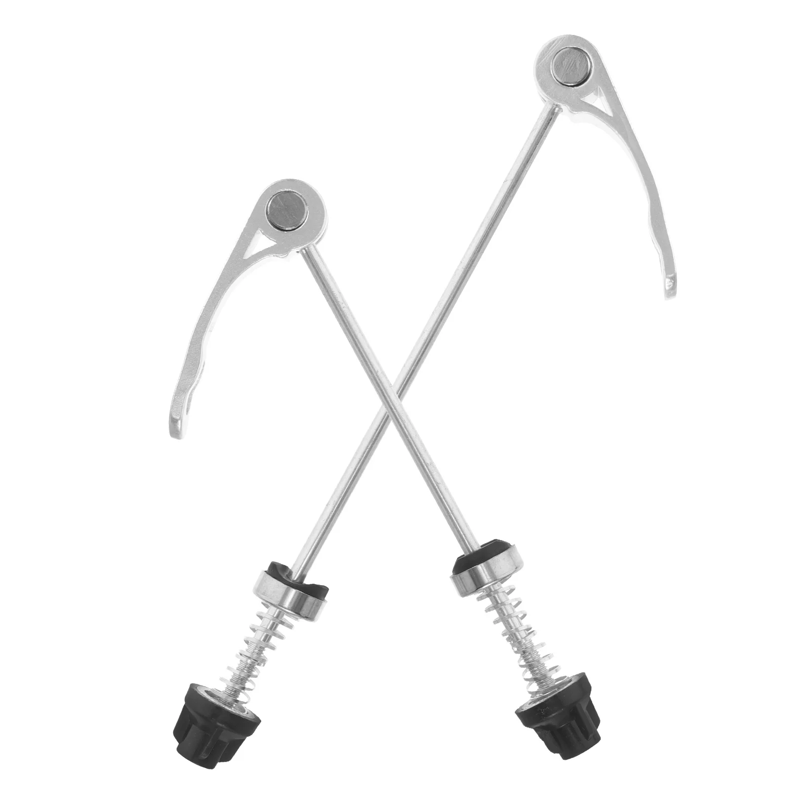 

2Pcs Quick Release Wheel Hub Skewers Extended Lever Durable Mountain Bike Front Rear Clip Bolt Set Road Bike Skewers