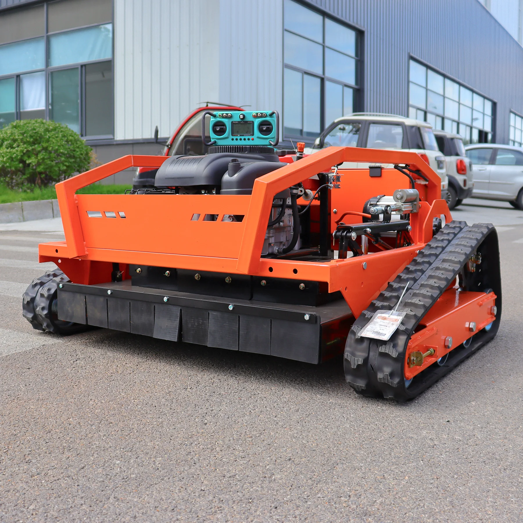

Remote-controlled, dual-blade, intelligent 1000mm lawnmower with 23 horsepower Custom suitable for golf courses.