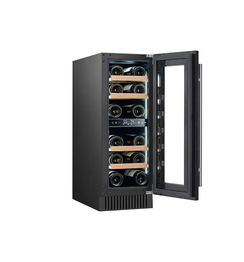 ไม้Rack Storageหรูหราอิสระไวน์และเครื่องดื่มCoolerตู้เย็นWine Cellarตู้