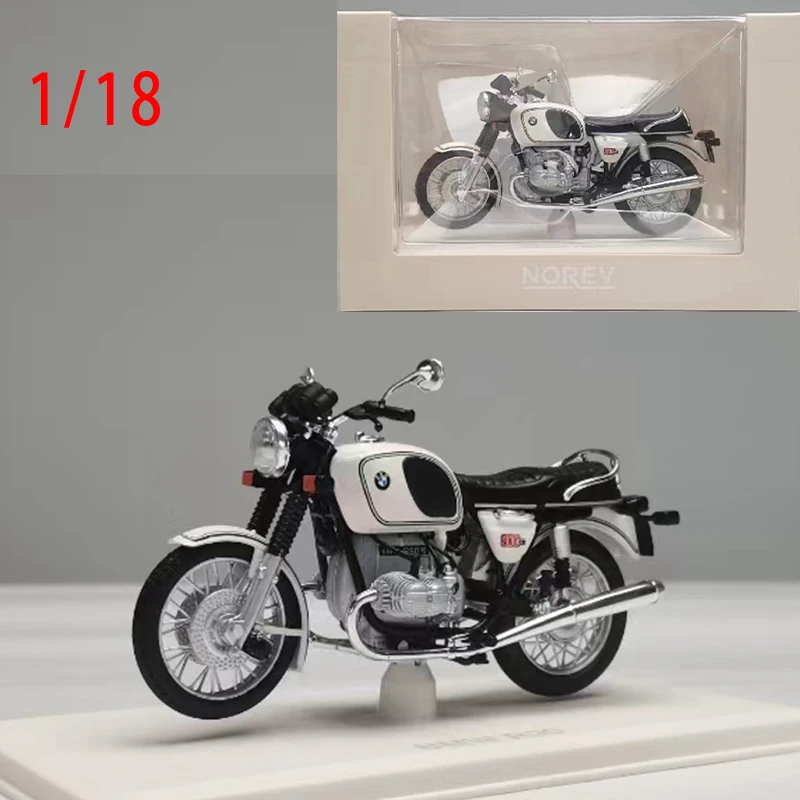 

Diecast 1/18 Size BMW Model Car BMW R90 Motorcycle Alloy Car Model Collection Display Hobby Original Box