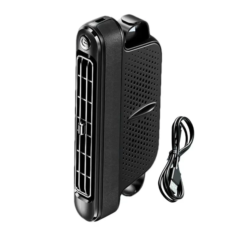 Car Fan For Backseat Car Front Seat Headrest Cooling Fans 3 Speeds Adjustable Powerful Fan For Automotive Interior Fits Car