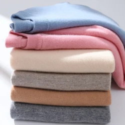 Cashmere Knitted Short Sleeve T-shirt Thin Pullover Bottom Shirt O-Neck Large Half Sleeve Woolen Sweater Solid Loose Tops Tee
