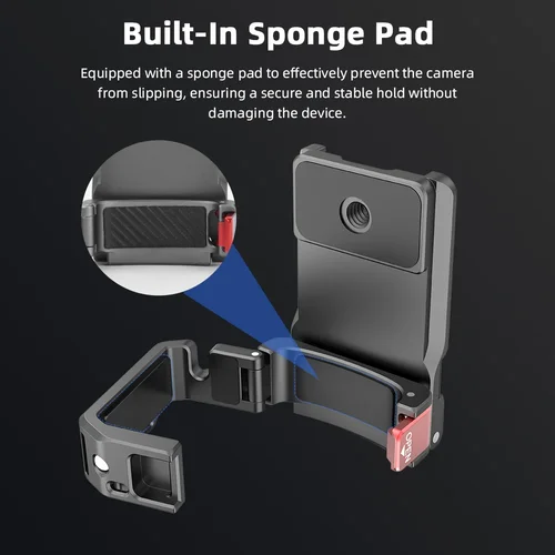 Imagen 2 del producto BRDRC Soporte magnético para DJI OSMO Pocket 3 Soporte de clip Montaje Ciclismo/V-log/Accesorios de cámara de base de escritorio multifuncional