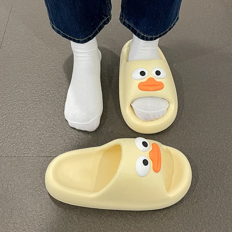 

Women Men EVA Platform Slippers Summer Soft Sole Non Slip Slides Fashion Sausage Lips Sandals Indoor Outdoor Beach Casual Shoes