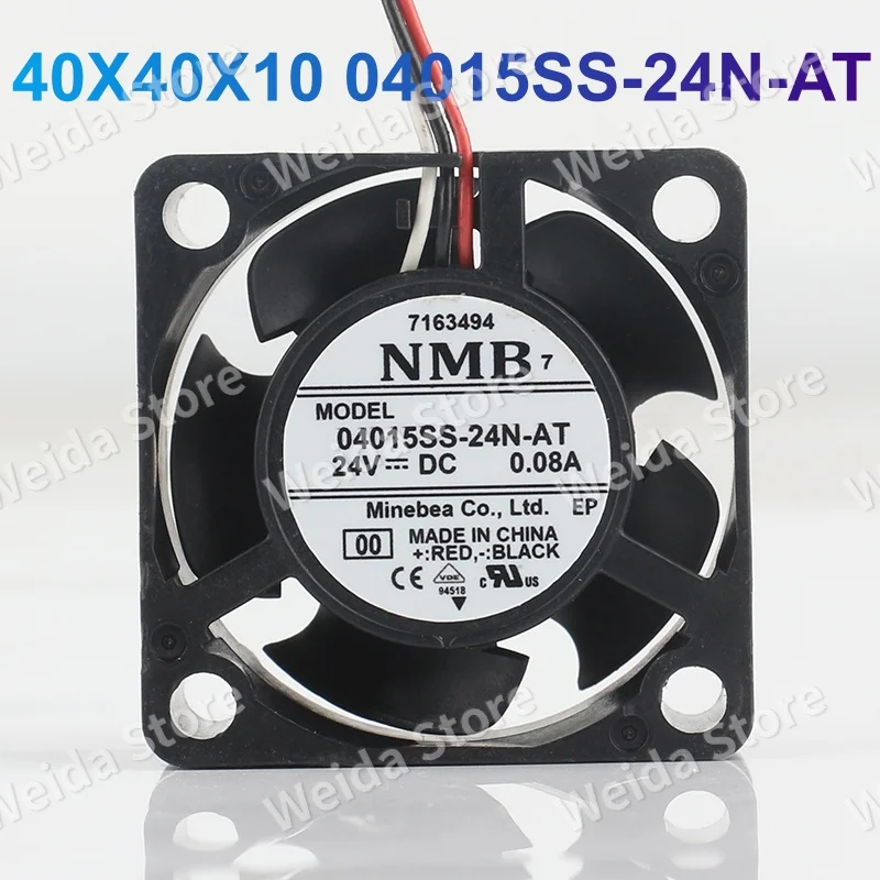 

Новый оригинальный бесшумный вентилятор NMB 5V 12V 48V DC 24V 0.08A AC EC 4015 для принтера, инвертора, 3-проводной, 40X40X15MM, 04015SS-24N-AT, 4CM, охлаждающий вентилятор
