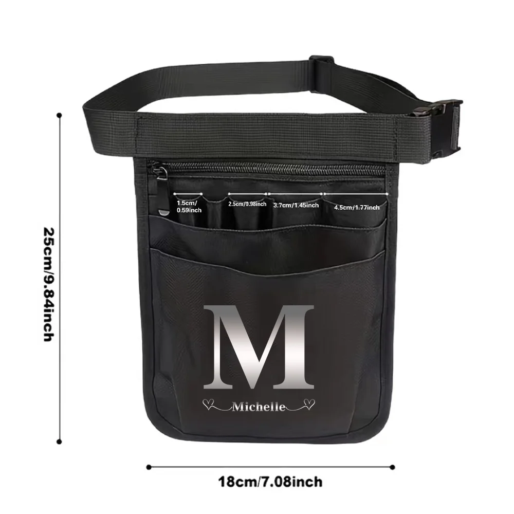 Personalized Customized Name Nurse Waist Pack Large Capacity Medical Supplies Storage Waist Bag Universal Multi Pocket Work Bags