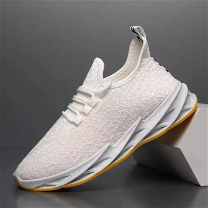 Men's Sneakers Fashion Casual Mesh Heightening Sneakers Light Walking Shoes White Unisex Couple Shoes