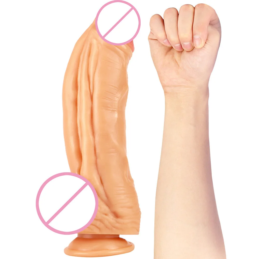 Newest! Super Big Strong Dildo With Suction Cup Real Skin Texture Simulation Penis For Female Masturbation Adult Fisting Sex Toy