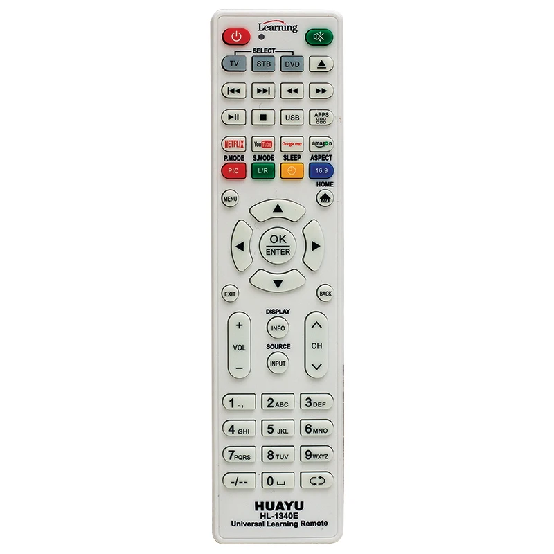 HUAYU HL-1340E NETFLIX-YOUTUBE-AMAZON KEY TV/LCD/SATELLITE/DVD ÖĞRENEBİLEN SMART CONTROL AMBALAJLI