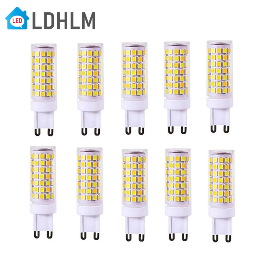 10 Stuks Super Heldere G9 Led Lamp Ac 220V 3W 5W 7W Keramische Smd2835 Led Lamp Warm/Koel Wit Schijnwerper Vervangen Halogeenlicht