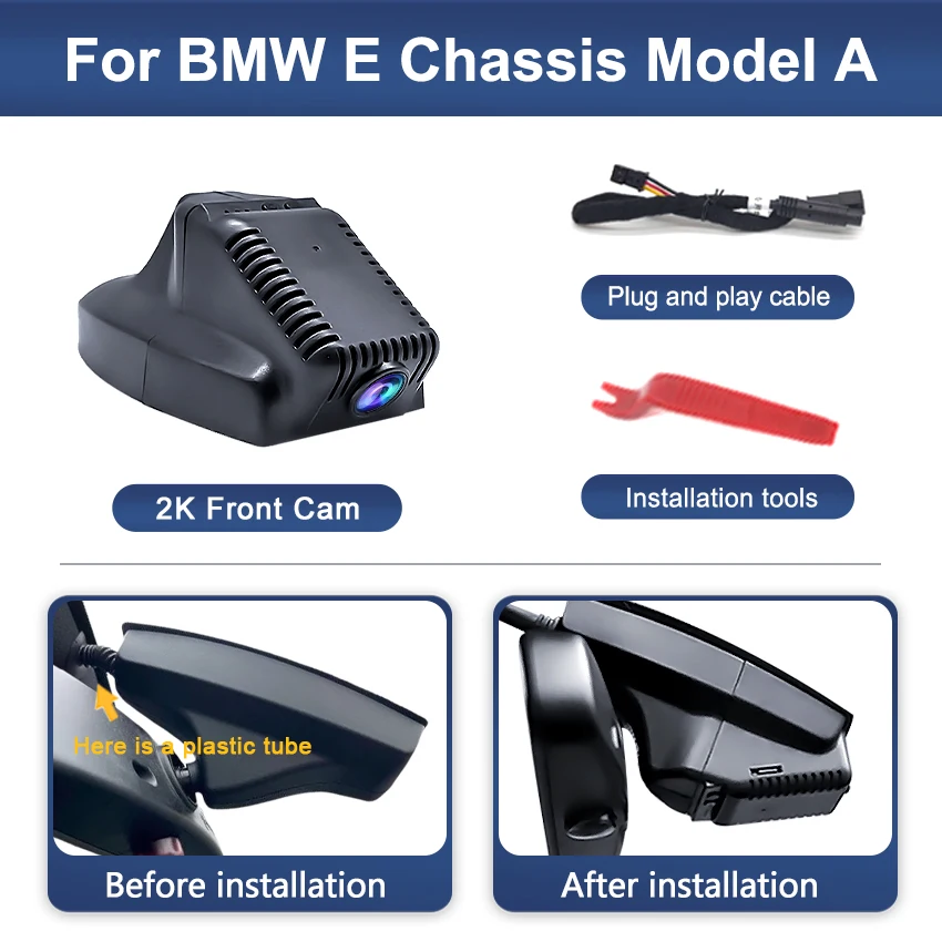 Nieuwe 4K Auto DVR Wifi DVR Video recorder dash cam Voor BMW 1 3 5 7X1X3X5X6M Serie E60 E61 E65 E66 E70 E72 E83 E84 E88 E92 E93