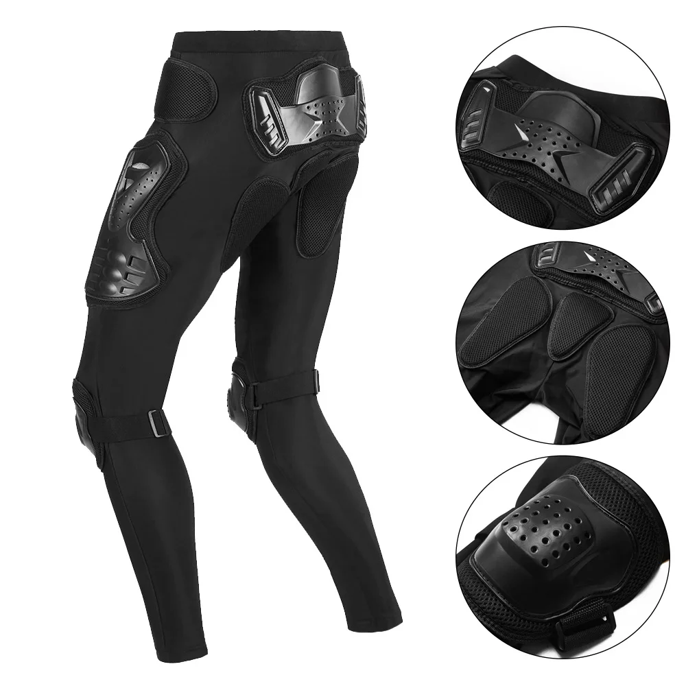 

Motorcycle Armor Trousers Motocross Pants Long Armor Knee Crotch Hip Protection Motorbike Riding Racing Equipment Shorts