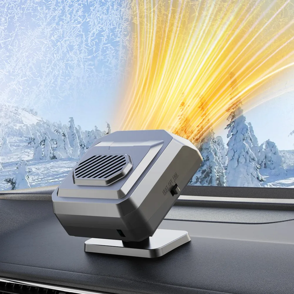 1 Pcs Car Heater 12V 150W Defrost Demister Two Speed Adjustment With Air Purifier Multi Function Winter Car Heating System Vent