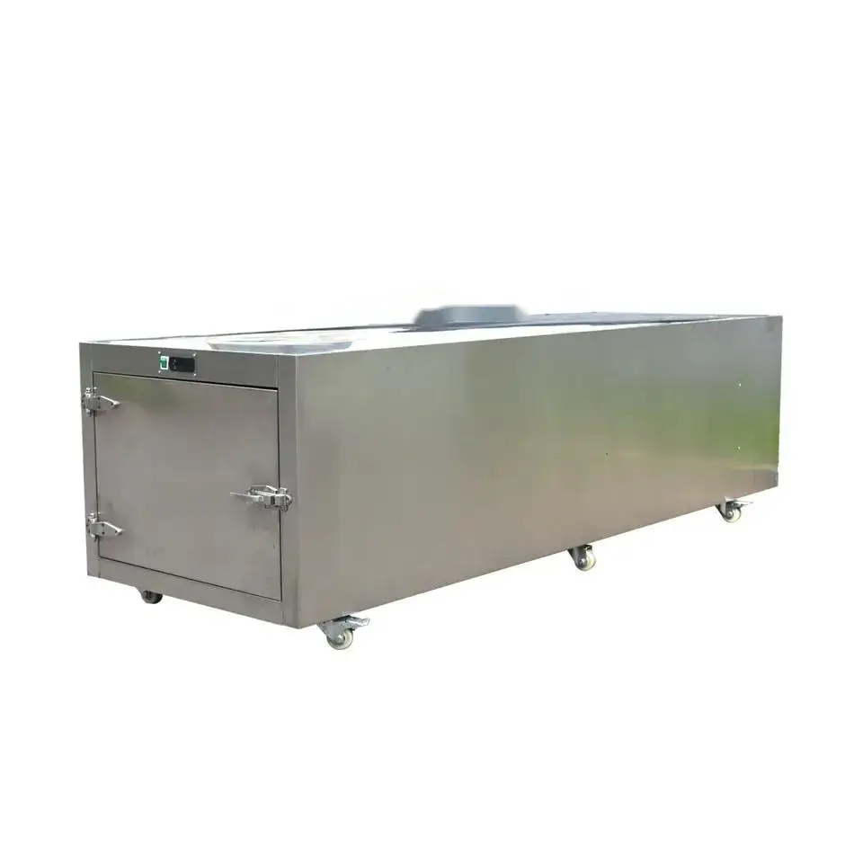 Mortuary Equipment One Dead Body Medical Crematorium Room Corpse Freezer Cabinet