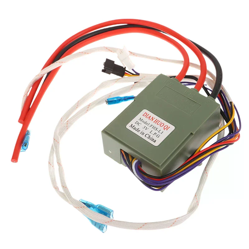 DC 3V Gas Stove Double Ignition With Temperature Control And Display Pulse Igniter 12 Wires For  Gas Water Heater