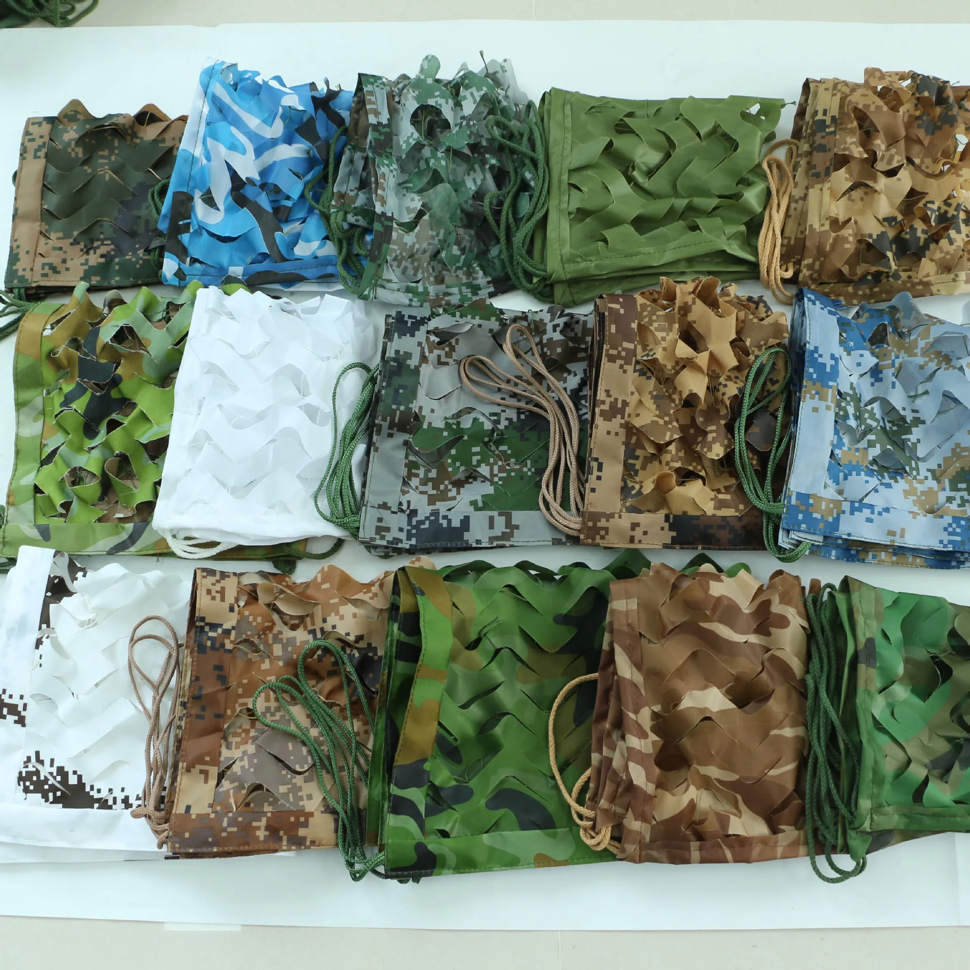 

210D Reinforced Camouflage Net Gazebo Garden Sun Shelter Camping Hunting Shooting Sunshade Nets Car Shade Covers Customized Size