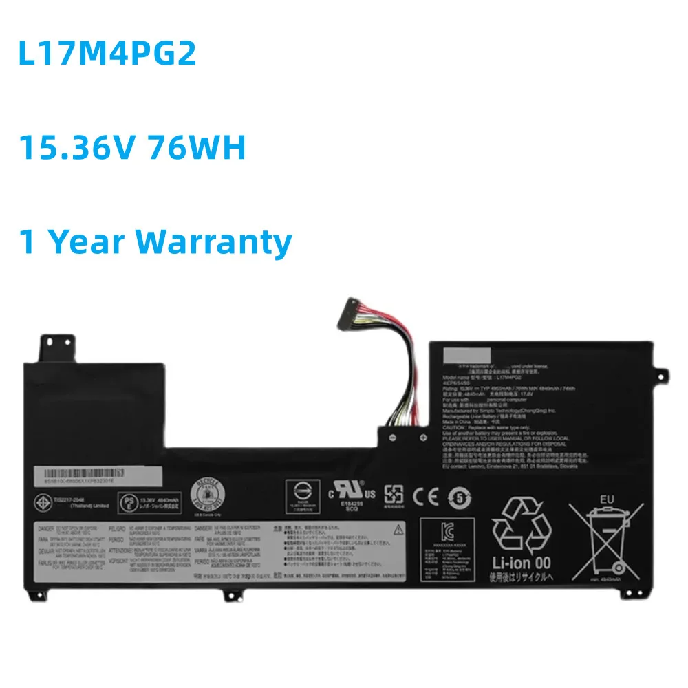 

L17C4PG2 L17M4PG2 15.4V 76Wh Laptop Battery