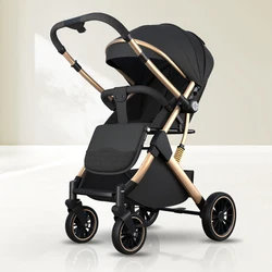 Two-way Lightweight baby stroller can sit or lie down Baby Travel walking Car Folding 0-4 Years Old Newborn Child Stroller