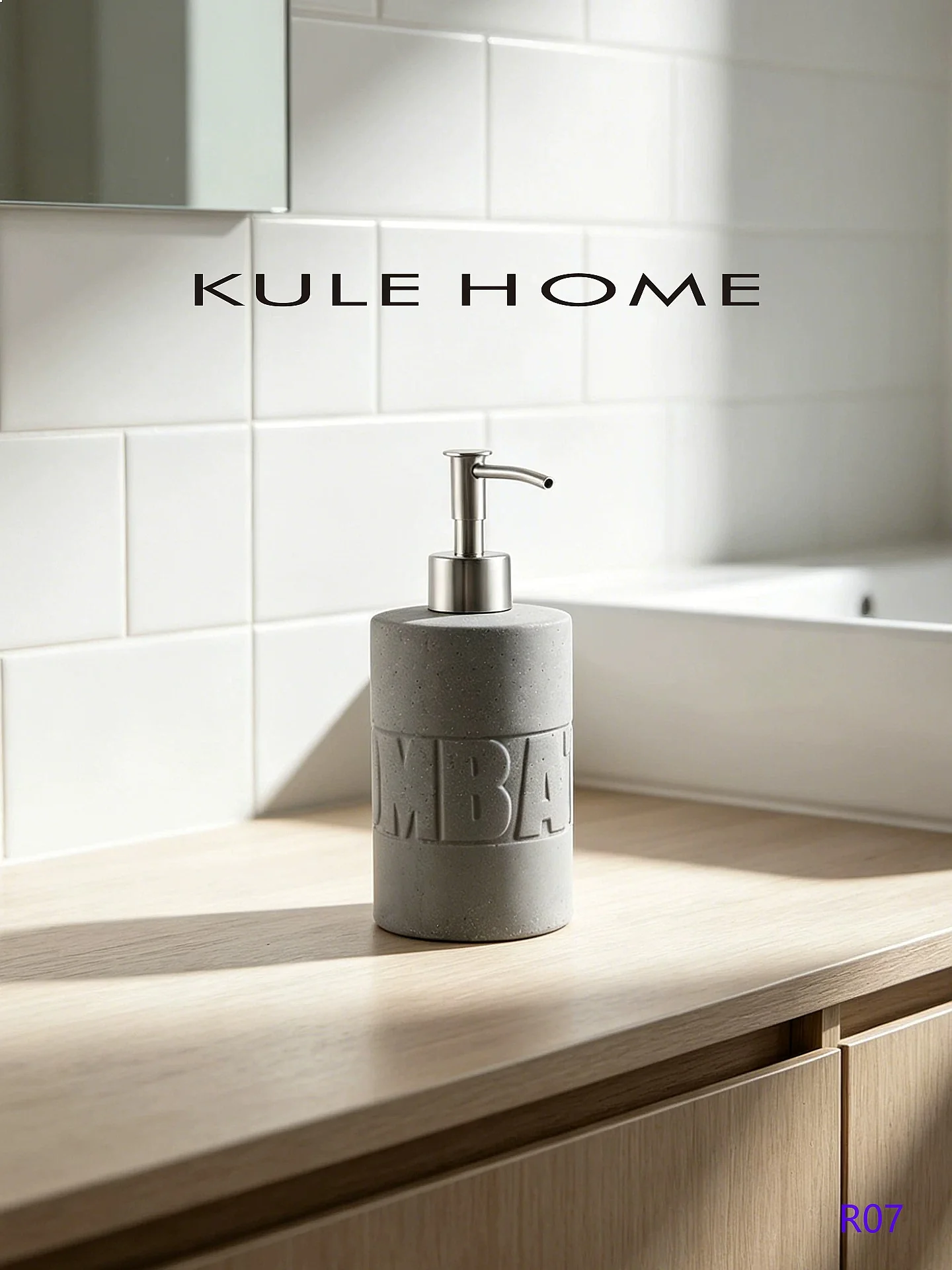Luxury Ceramic Soap Dispenser Shampoo Lotion Pump Bottle for Hotel