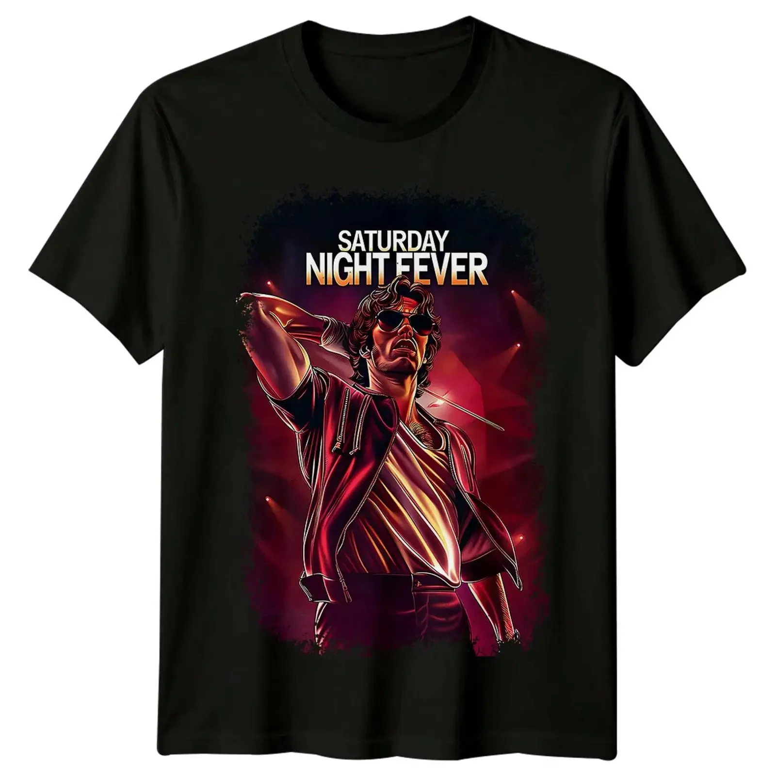 Saturday Night Fever 1977 Movie Poster Inspired T Shirt Retro  vintage Washed designer clothes fashion Soft graphic Slightly