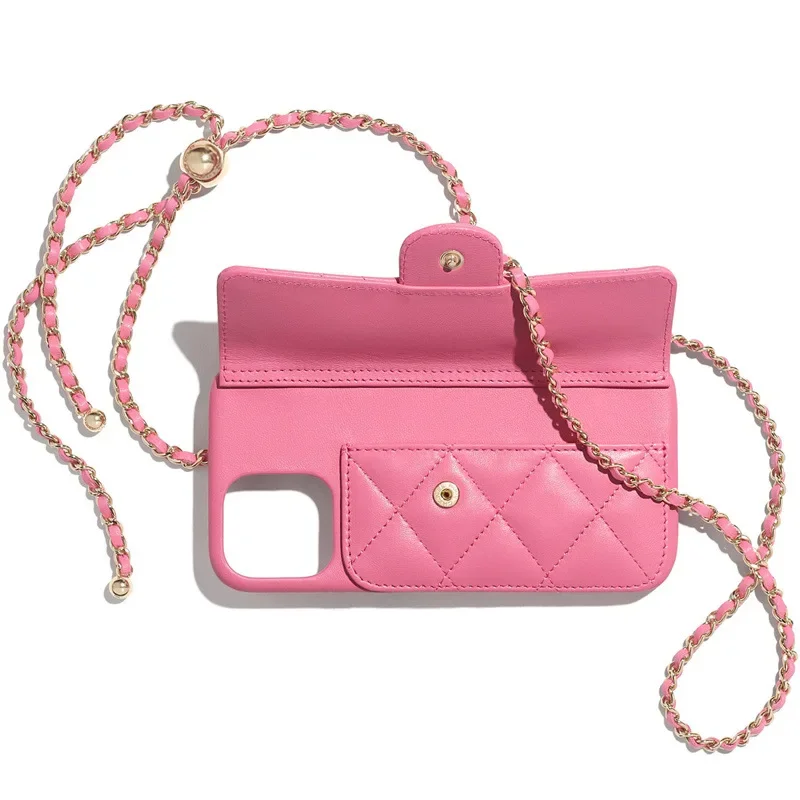 Crossbody Adjustable Phone Case for IPhone 16 15 14 13 12 11 Pro Max XS X XR 7 8 Plus Wallet with Card Holder Leather Cover