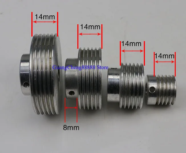 NEW Multi-groove Wedge Belt Pulley PJ  Micro TableSaw  Drill  Lathe  Bead Machine  Motor Spindle  Tailstock   Thimble  Tool Post