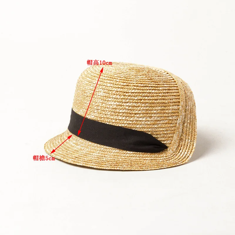 Sun Hat for Children Outdoor Activities Chin Straps Adjust Straw Hat Girls Raffia Sun Cap Summer Beach Seashore