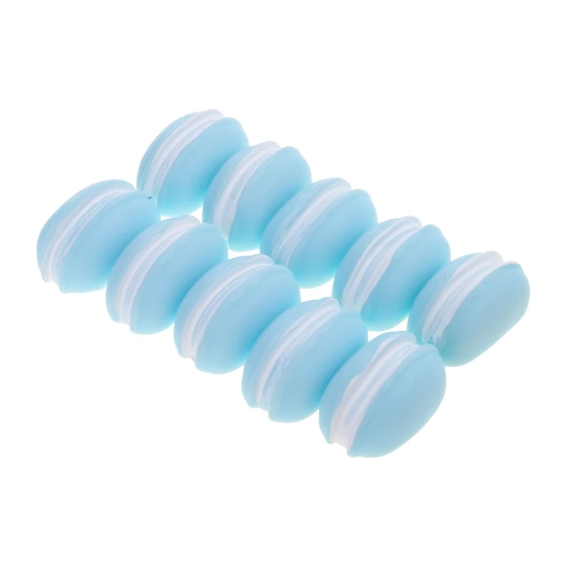 Y1UB Simulation Macaron Cake Artificial Resin 10 Pcs Fake Model