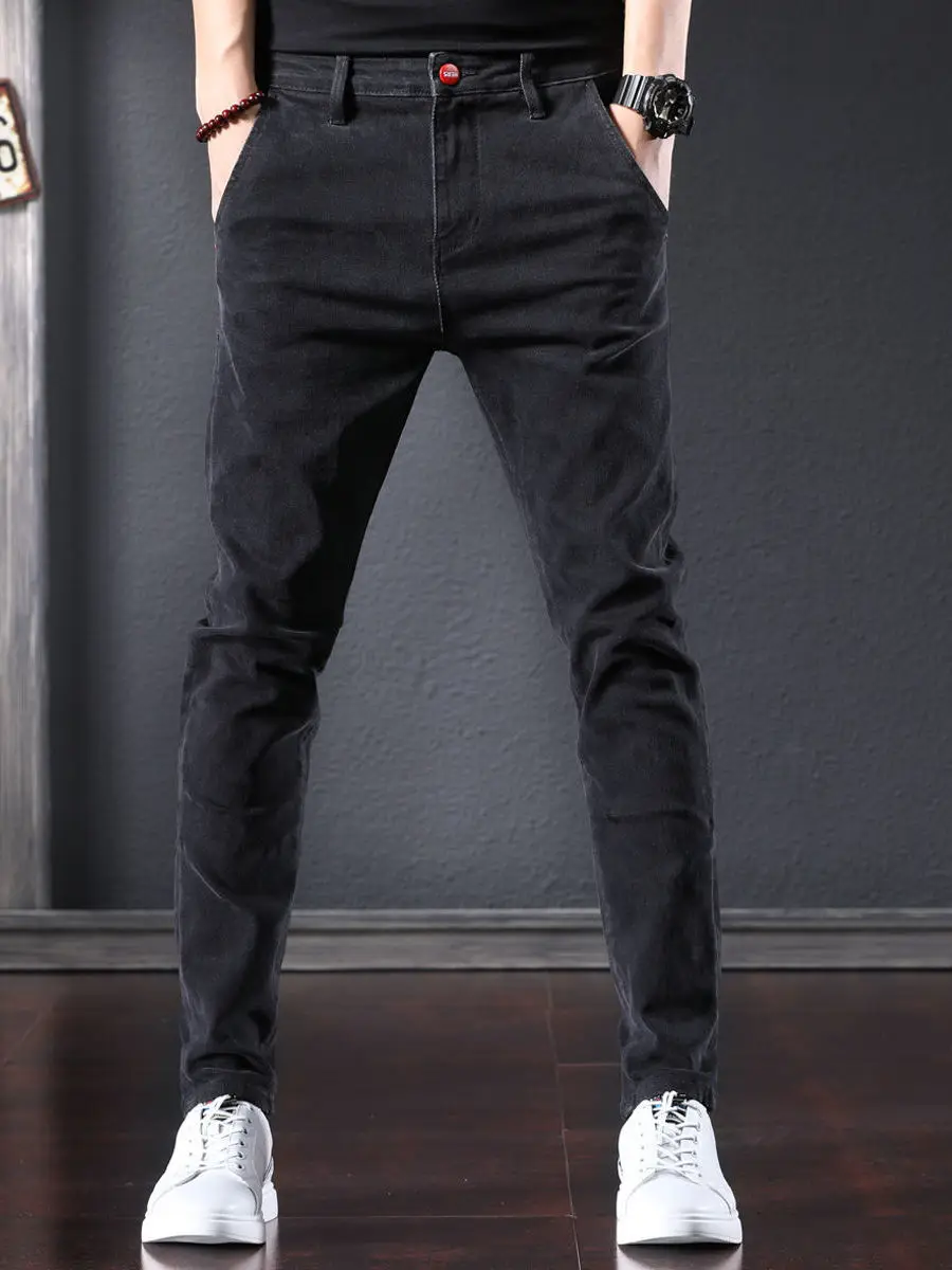 

Мужские джинсы Bla Slim Fit, эластичные, повседневные, весна-осень, новые, стильные, удобные, из эластичного хлопкового денима.