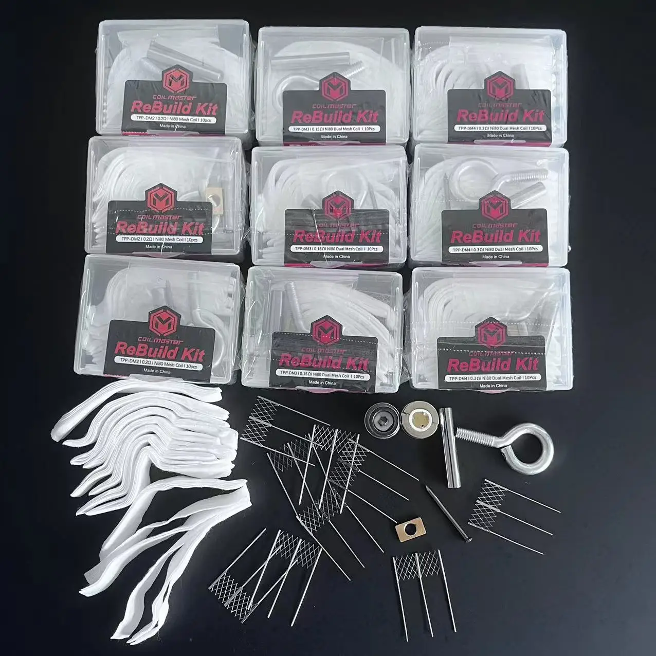 TPP Rebuild Kit Series Coil Set DIY Rebuildable DM1/DM3 0.15 /DM2 0.2/DM4 0.3 For Argus GT II/Drag 3/X Plus/Drag X S Pro Pod